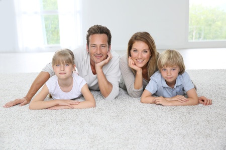 Family on Carpet