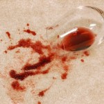 Wine Glass Spilled on Carpet