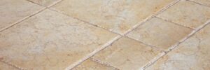 Stone tile flooring