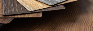 Samples of Luxury Vinyl Plank