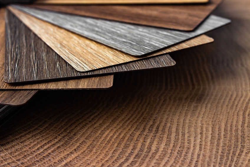 Samples of Luxury Vinyl Plank